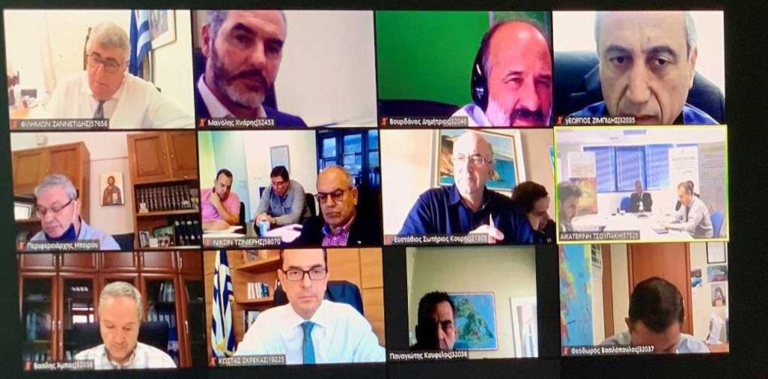 Σε τηλεδιάσκεψη με Βορίδη και Μπαγινέτα ο Αντιπεριφερειάρχης Θ. Βασιλόπουλος