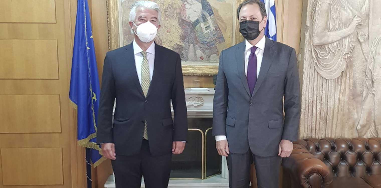 Συνάντηση Λιβανού με τον Γερμανό Πρεσβευτή Ερν. Ρέιχελ