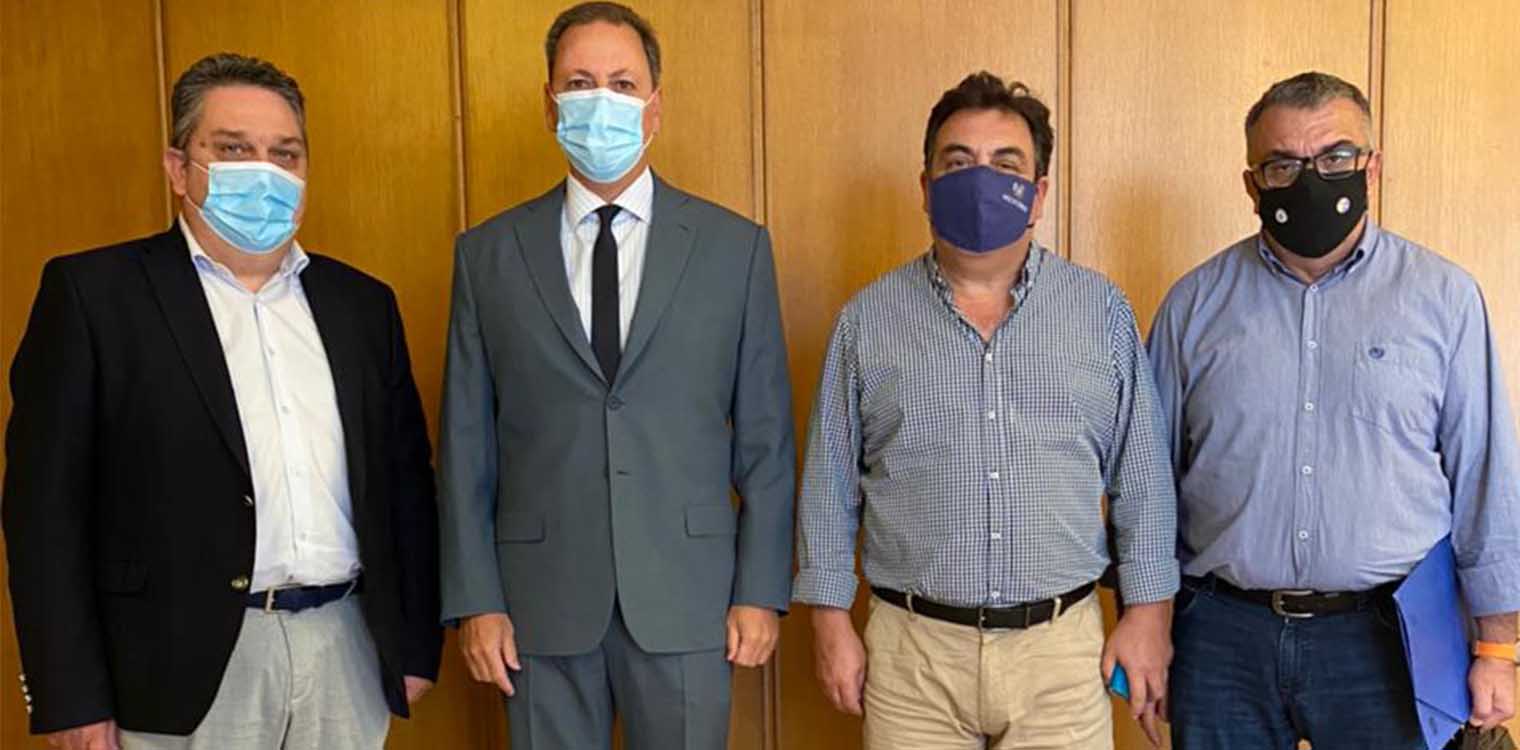 Συνάντηση Αντωνακόπουλου με τον Υπουργό Αγροτικής Ανάπτυξης Σπήλιο Λιβανό