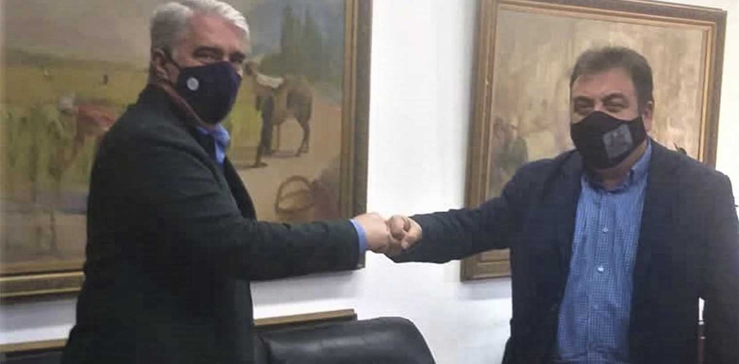 Συνάντηση του Αντωνακόπουλου με τον Υφυπουργό Αγροτικής Ανάπτυξης Σ. Κεδίκογλου