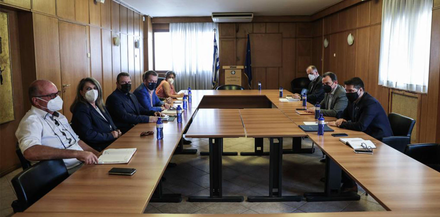Συνάντηση του ΥπΑΑΤ, Γ. Γεωργαντά με αντιπροσωπεία του ΣΥΡΙΖΑ