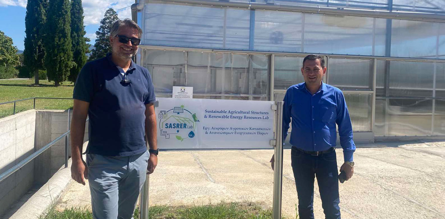 Στα Ινστιτούτα Αγροτικής Έρευνας του ΕΛΓΟ ΔΗΜΗΤΡΑ στη Θέρμη Θεσσαλονίκης ο Αντιπεριφερειάρχης Θ. Βασιλόπουλος
