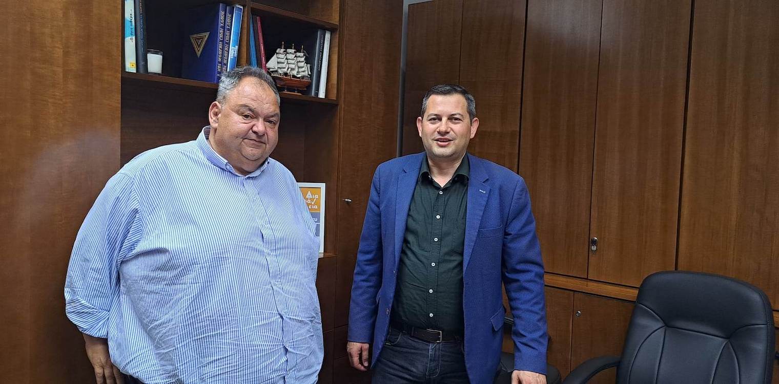 Συνάντηση Βασιλόπουλου με Διευθύνοντα Σύμβουλο Οργανισμού Κεντρικών Αγορών και Αλιείας