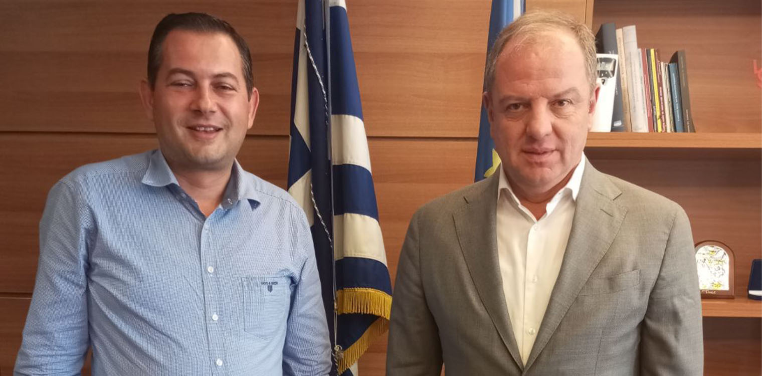 Συνάντηση Θ. Βασιλόπουλου με τον υφυπουργό Αγροτικής Ανάπτυξης Δ. Σταμενίτη