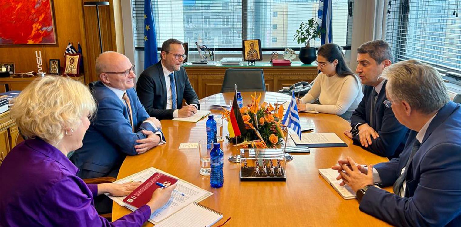 Συνάντηση Αυγενάκη με Γερμανό πρεσβευτή με στόχο την ενίσχυση των ελληνογερμανικών σχέσεων στον αγροδιατροφικό τομέα