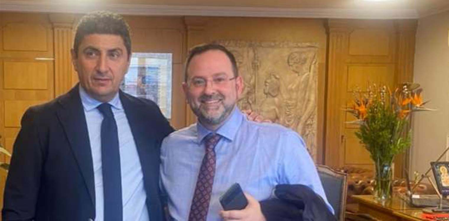 Συνάντηση του Αντιπεριφερειάρχη Πολιτισμού &amp; Τουρισμού Ν. Κοροβέση με τον υπουργό Αγροτικής Ανάπτυξης, Λ. Αυγενάκη