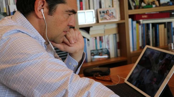 Τηλεδιάσκεψη με εκπροσώπους αγροτικών φορέων είχε ο Αλέξης Τσίπρας