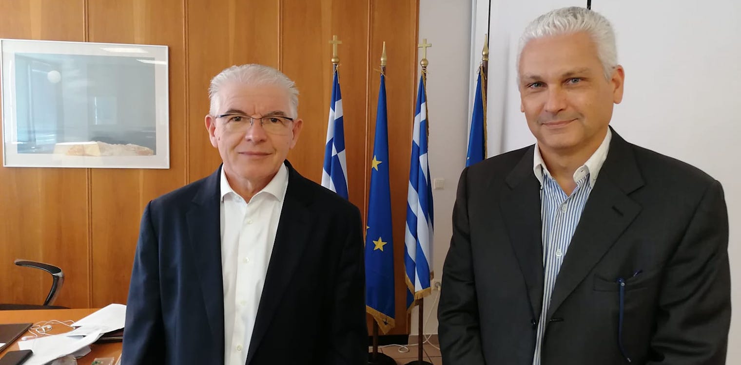 Επίσκεψη Φωκίωνα Ζαΐμη στον πρόεδρο του ΕΛΓΑ