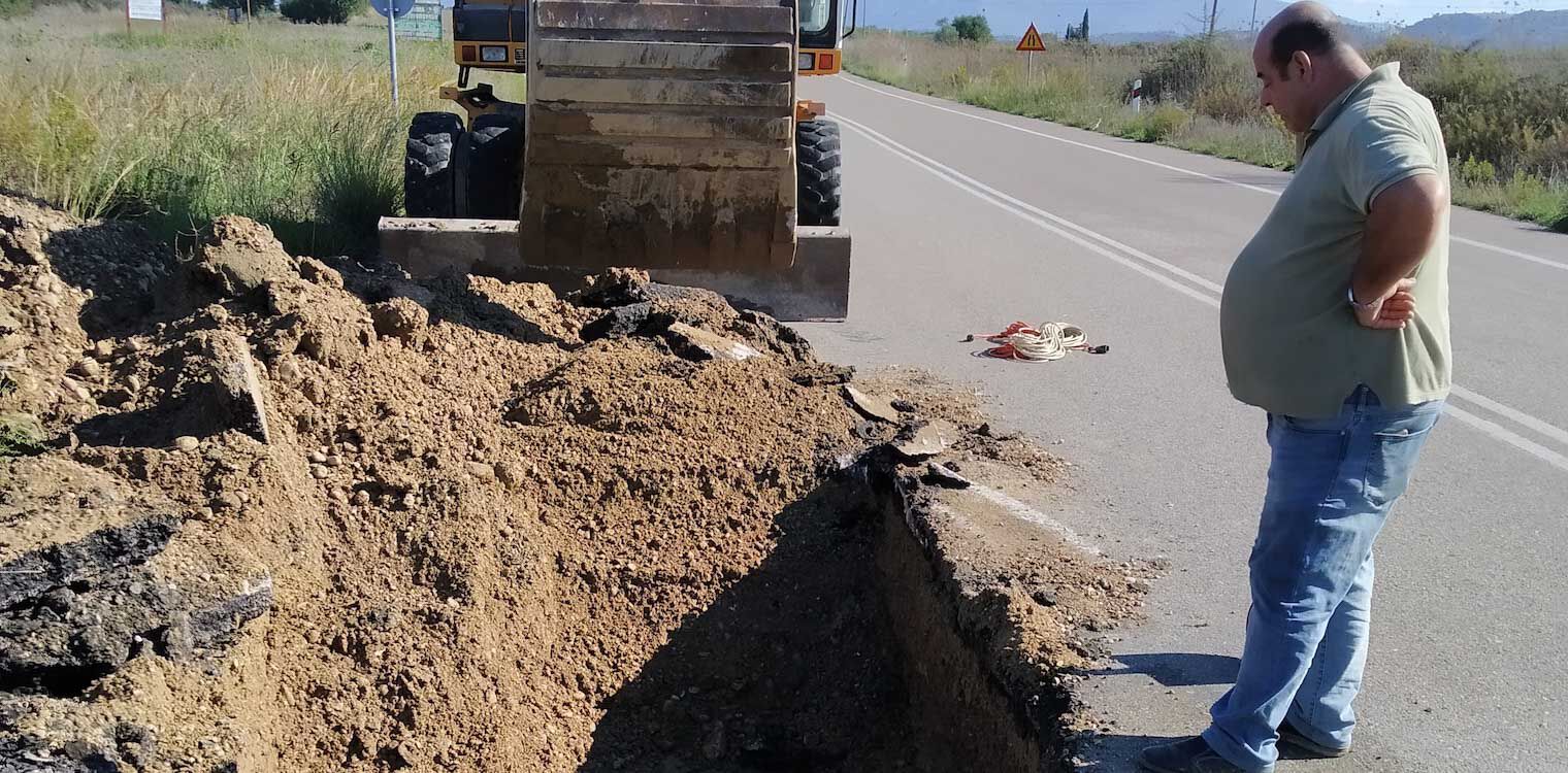 Πηνεία: Εσπασε ο αγωγός Κακοταρίου