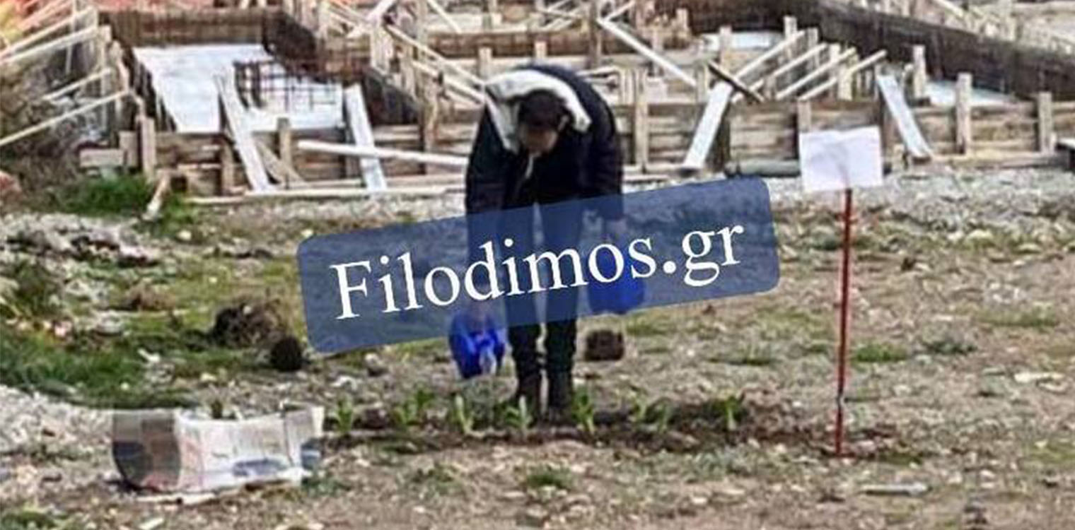 Αίγιο: Φύτεψαν ... μαρούλια μέσα στα έργα!