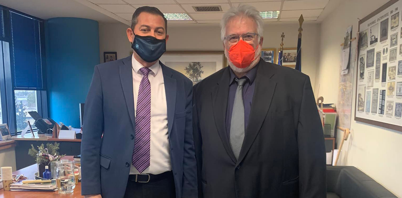 Διευκρινήσεις για την αξιολόγηση του προγράμματος Νέων Αγροτών στη συνάντηση Βασιλόπουλου - Παπαγιαννίδη