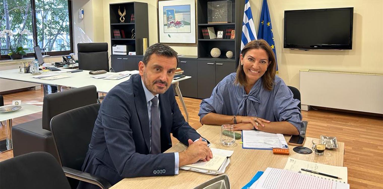 Επαφές Α. Νικολακόπουλου με Υφυπουργό Οικονομικών και τη Γ.Γ. Δημόσιας Περιουσίας: Θέματα αιγιαλού στο επίκεντρο των συναντήσεων