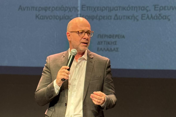 Τάκης Παπαδόπουλος: «Οραματιζόμαστε τη Δυτική Ελλάδα ως μία μεγάλη “κυψέλη” παραγωγής καινοτόμων ιδεών και προϊόντων»