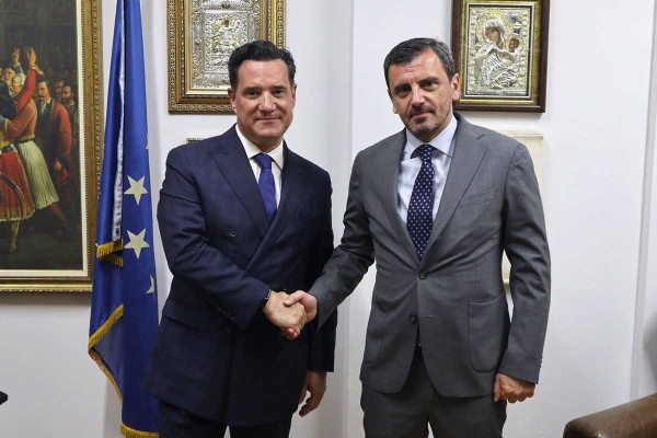 Συνάντηση Άδωνι Γεωργιάδη με Ανδρέα Νικολακόπουλο