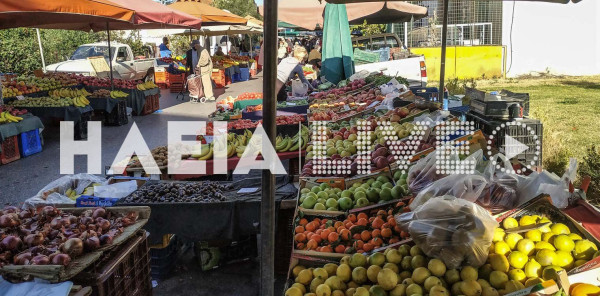 Παράταση 12 μηνών για τις θέσεις στις λαϊκές αγορές