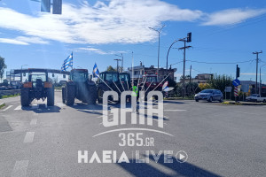 Λεχαινά: Μεσημέρι Κυριακής στα μπλόκα οι αγρότες