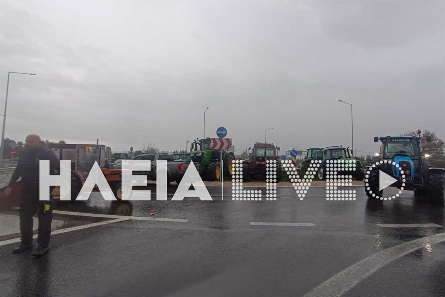 Ηλεία: Άνοιξαν η Πατρών–Πύργου και ο κόμβος 38 της Ολυμπίας Οδού - Τρίτη μέρα μπλόκων από αγρότες και κτηνοτρόφους