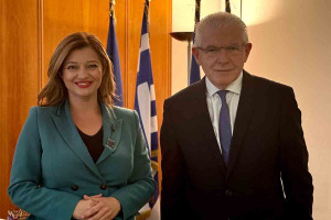 Αυγερινοπούλου: Συνάντηση της Βουλευτού Ηλείας με τον Πρόεδρο του ΕΛΓΑ Ανδρέα Λυκουρέντζο
