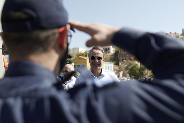 Ο Κυριάκος Μητσοτάκης επισκέφθηκε τη Ρω και την Στρογγύλη