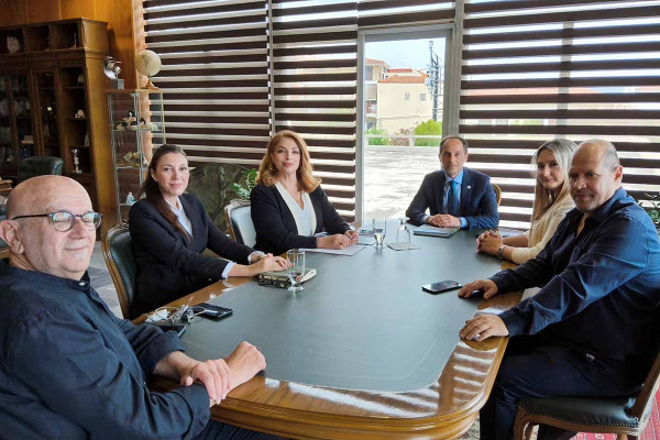 Πολιτισμός και διεθνής προβολή της Ολυμπίας στο επίκεντρο της συνάντησης Άντζελας Γκερέκου - Αριστείδη Παναγιωτόπουλου