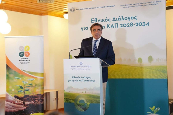 Σχοινάς: 80 εκ. ευρώ από τα προγράμματα βιολογικών που ανεστάλησαν κατευθύνονται σε αρδευτικά έργα
