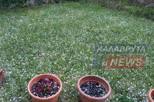 Καλάβρυτα: Καταστροφές στις καλλιέργειες από την χαλαζόπτωση