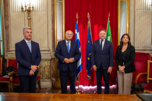 Συνάντηση Τσιάρα με τον Ιταλό ομόλογό του Francesco Lollobrigida