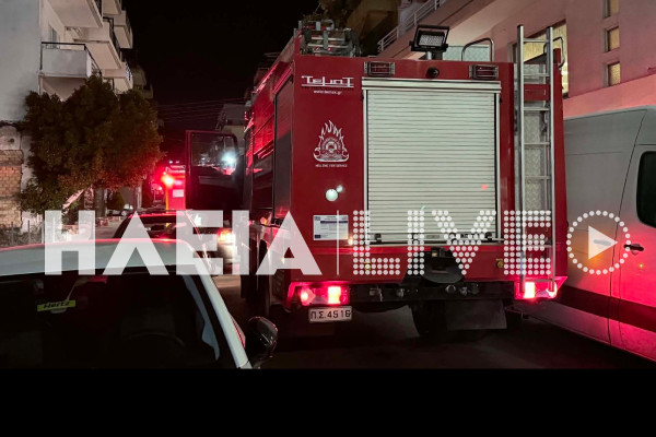 Αναστάτωση στον Πύργο από καπνό σε πολυκατοικία – Άμεση κινητοποίηση της Πυροσβεστικής
