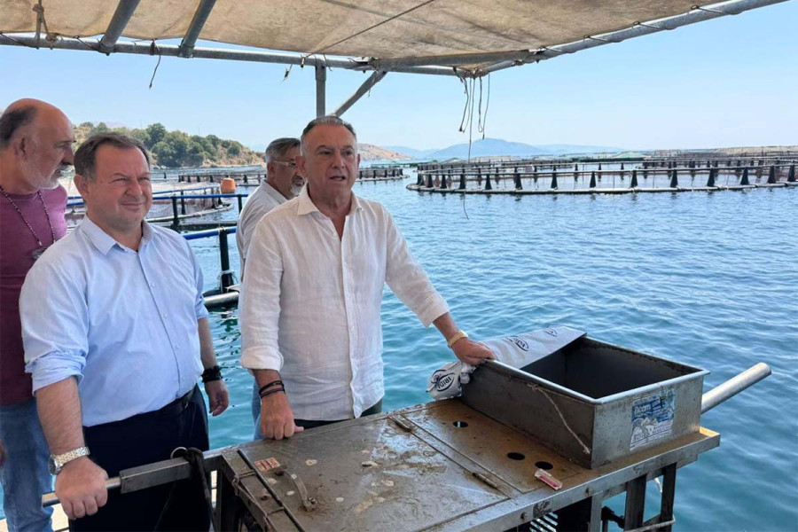 Στη Θεσπρωτία ο Υφυπουργός Χρ. Κέλλας: Νέα ώθηση για τις υδατοκαλλιέργειες και την τοπική οικονομία