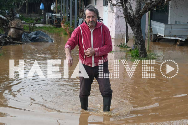 Έδειξε τα «δόντια» της η Kristin στην Ηλεία - Εικόνες από το σφοδρό πέρασμα της κακοκαιρίας (photos & video)